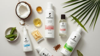 Different tanning lotion bottles