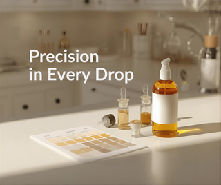 tanning solution samples under lab